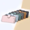 2024 Women Long Wallets Name Engraving Top Quality 15 Card Holders Classic Female Purse Zipper Brand Wallet For Women 6