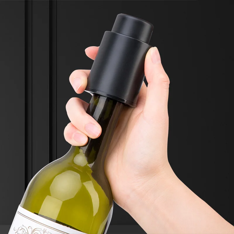 Description Picture 5 of itemVacuum Pump Wine Saver Cap Stopper Date Scale Record Retain Preserver For Wine Bottles Corkscrew Kitchen Automatic Keep Fresh