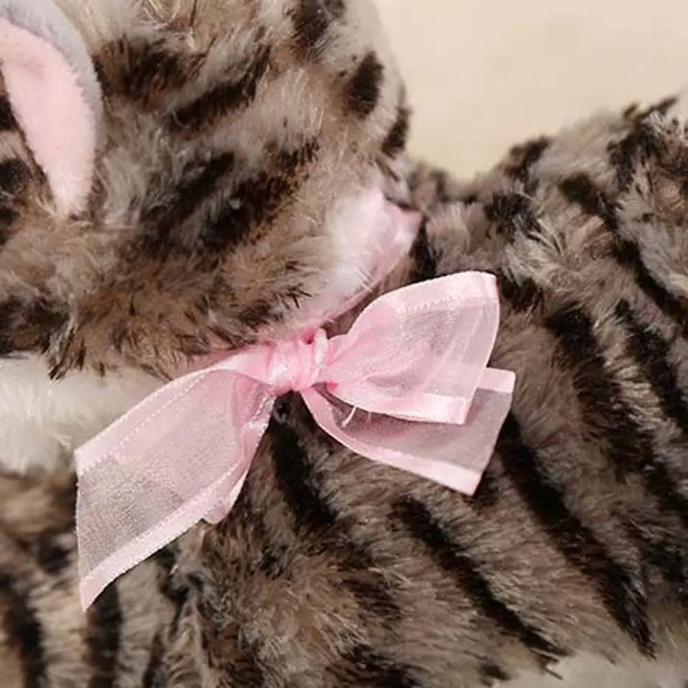 새끼 고양이 베개 부드러운 홈 데코 수면 소파 쿠션 고양이 인형 시뮬레이션 고양이 베개 고양이