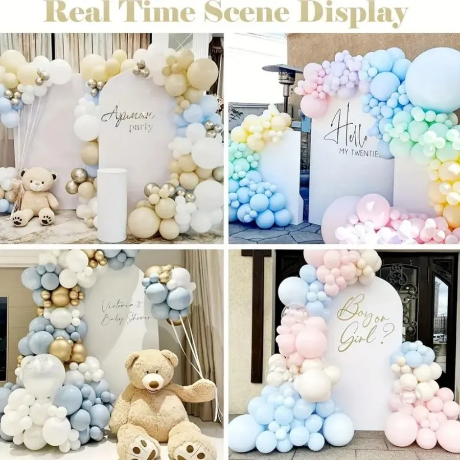 Arch Backdrop Cover Elastic Polyester Fabric Suitable for Birthday Wedding Party Backdrop Decoration 5.9/6.56/7.2FT