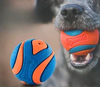 petmate rubber ball Chuckit classic pinball pet dog toy chew-resistant teething interactive voice dog walking 2