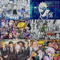 1000 Piece Aniame HUNTER×HUNTER  Jigsaw Puzzles Wooden Killua Zoldyck Puzzles For Adults Children Educational Toys Gifts 1
