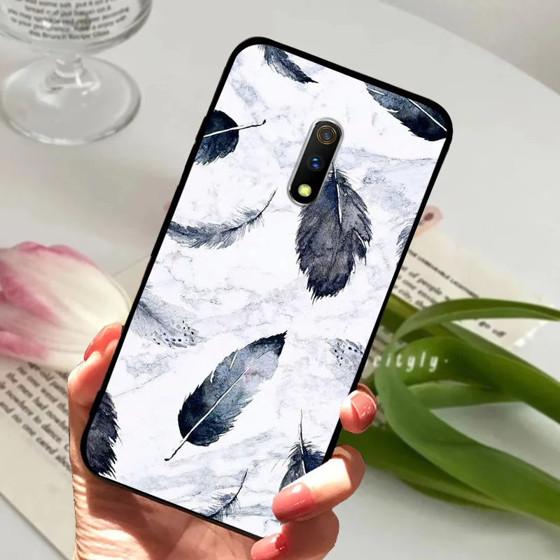 Animal Cartoon Soft Silicone Phone Cover - Black Coque