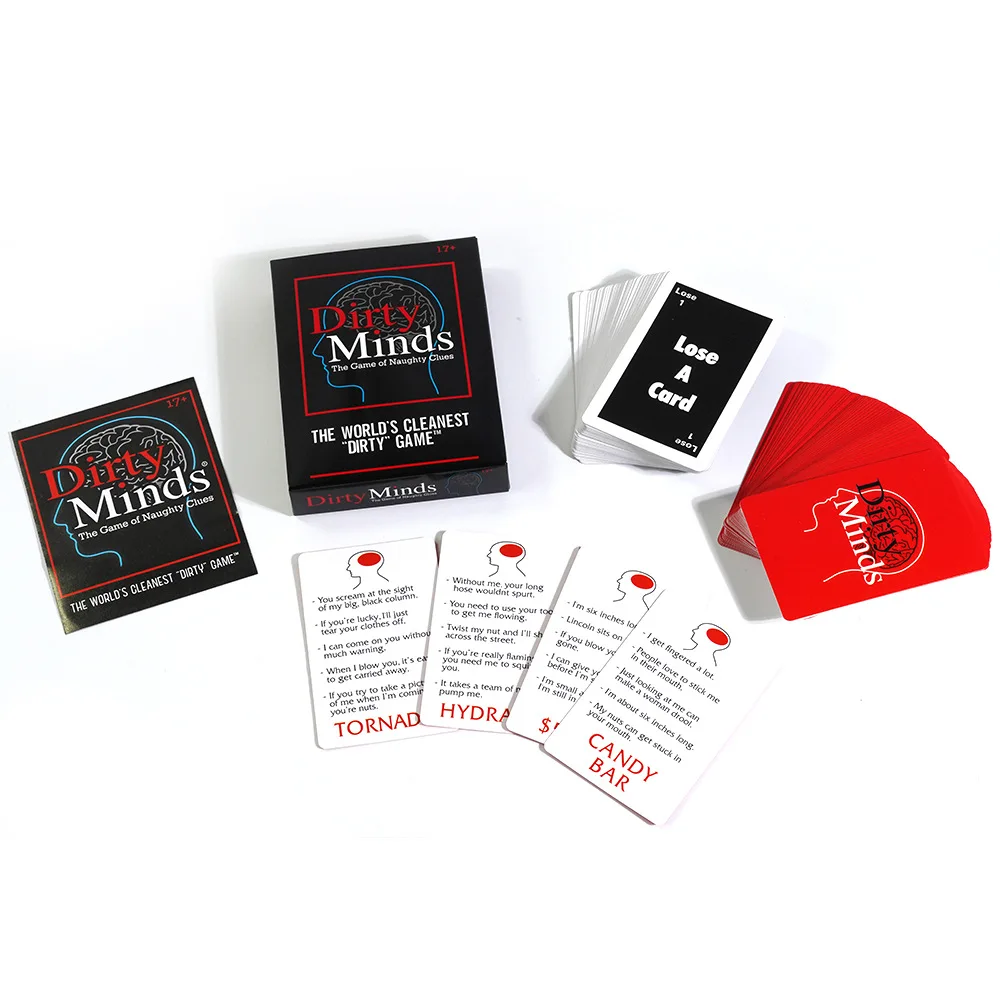 Generic Dirty Minds Card Game The Game Of Naughty Clues Rules Tdc Games