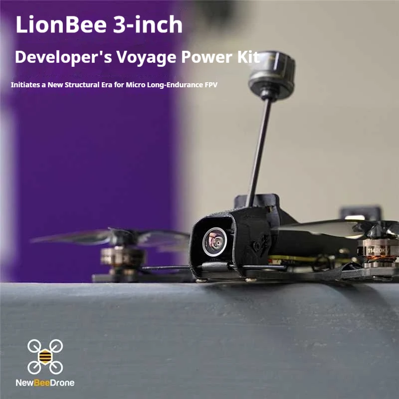 NewBeeDrone LionBee Drone FPV a Lungo Raggio da 3 Pollici, Kit di Alimentazione, VTX Analogico, Drone FPV a Lunga Durata per Sviluppatori - Image 5
