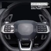 LHD RHD Real Carbon Fiber Interior Steering Wheel Shift Paddle Shifter Extension Modification Decoration For Ford Mustang 2024 4