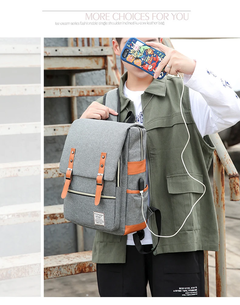 Travel Men 15 inch Laptop Backpack vacuum compression Backpack Business Large Capacity school Backpack expand outdoor backpack