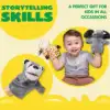 Joyfy 6Pcs Kids Hand Puppet with Mouth Toddler Animal Plush Toy for Show Theater Kids Birthday Gifts Easter Basket Stuffers