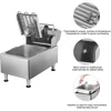 13Lbs Electric Deep Fryer Countertop with Easy-assembling Solid Basket,Removeable Oil Container for Restaurant Home Use-120V 5