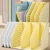 Bookshelf Retractable File Holder File Organizer Foldable Desktop Bookend Creative Adjustable File Storage Rack Magazine 2