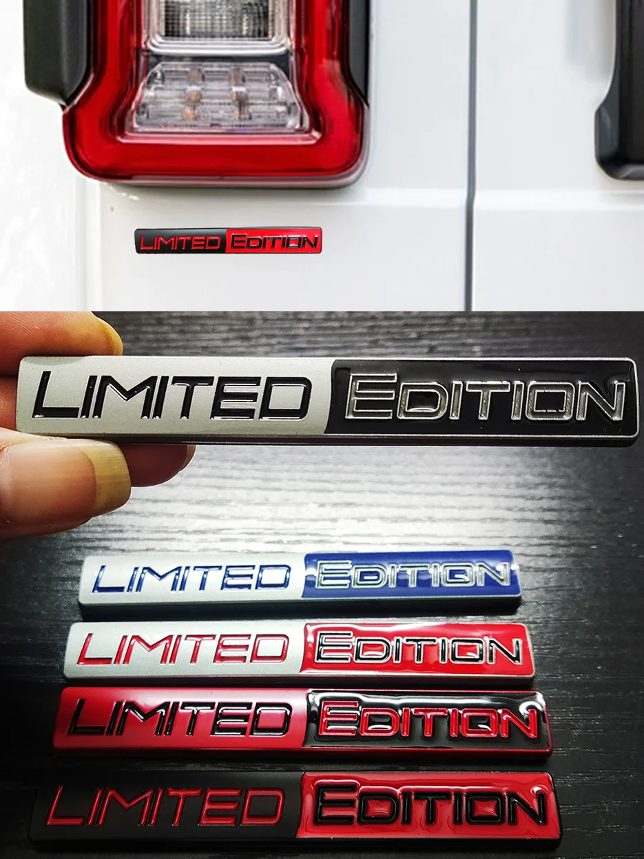 3D Limited Edition Auto Racing Sport selbstklebendes Emblem Heckkoffer Abzeichen Kotflügel Aufkleber Karosserie Aufkleber Autoaufkleber – Detail 1