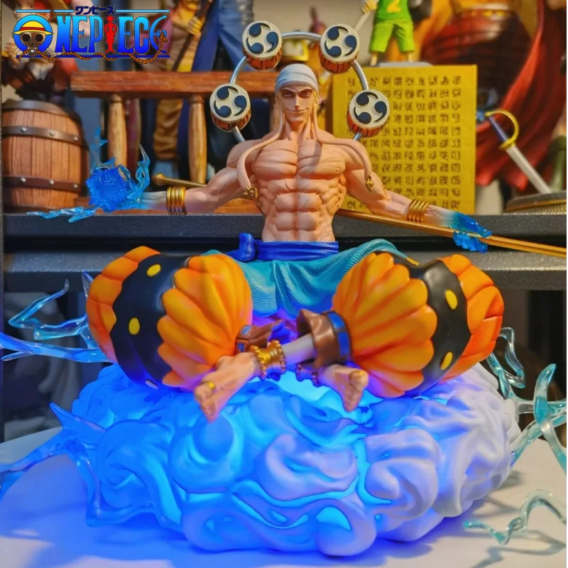 

36cm One Piece Gk Figure Enel Figure Sky Piea Enel Figures Anime Enel Figurine Pvc Statue Model Collection Doll Gift