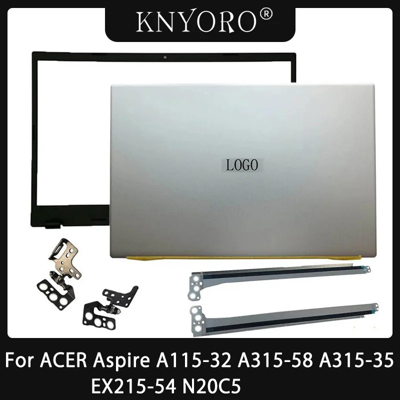 Origianl For ACER Aspire A115-32 A315-58 A315-35 EX215-54 N20C5 LCD Back Cover Bezel Hinges Bracket Top Case Plastic AP3A9000500