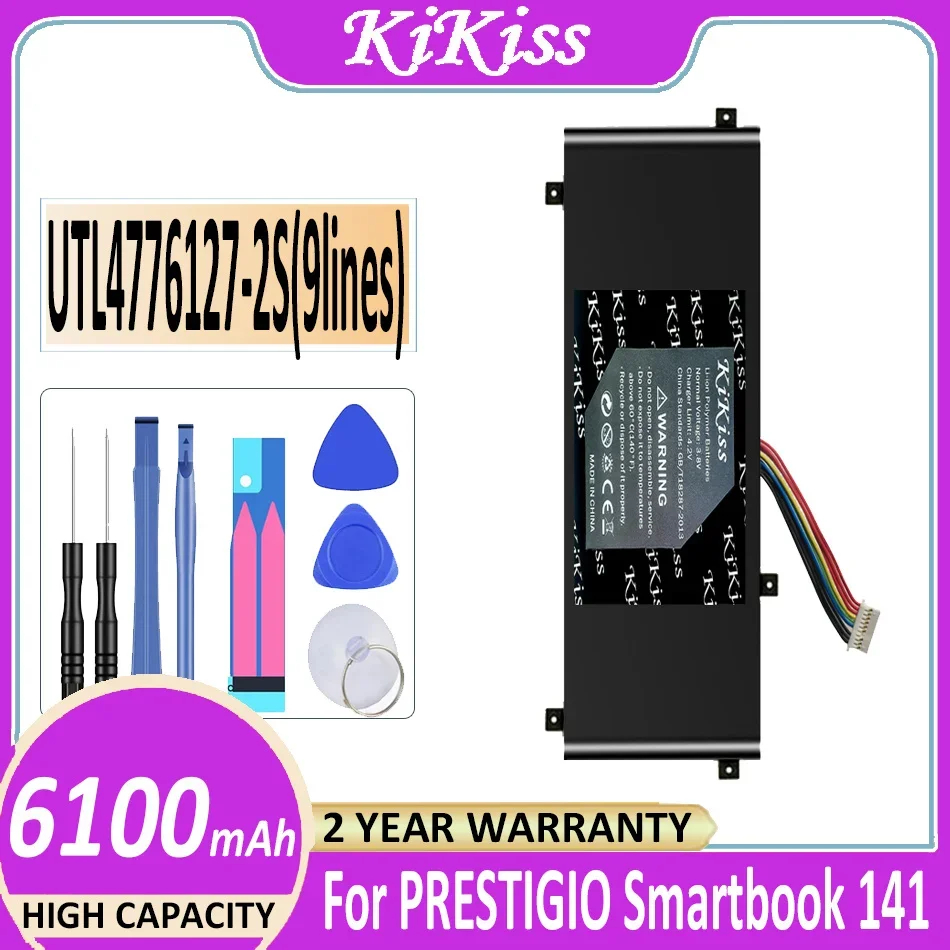 

6100mAh KiKiss Powerful Battery UTL4776127-2S (9 lines) For PRESTIGIO Smartbook 141 C2 Laptop