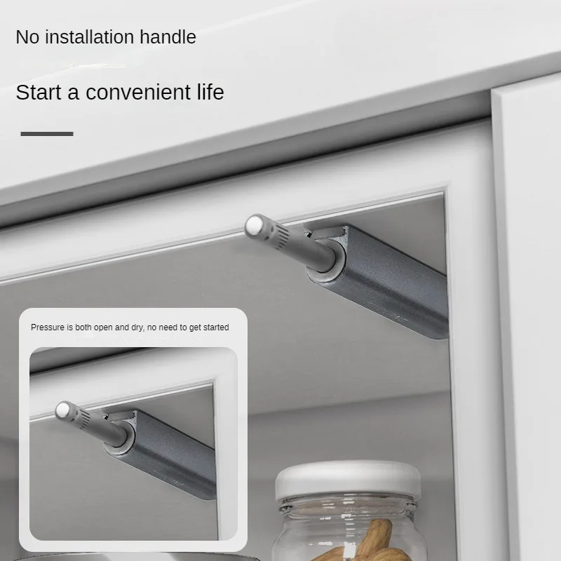 Household Cabinet Door Rebounder Cabinet Wardrobe Handle-free Push-type Invisible Automatic Door Opener Magnetic Suction