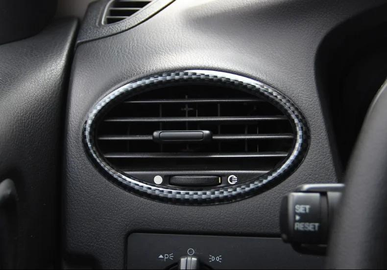 4PCS For Ford Focus 2 20052013 air conditioning ABS chrome trim outlet