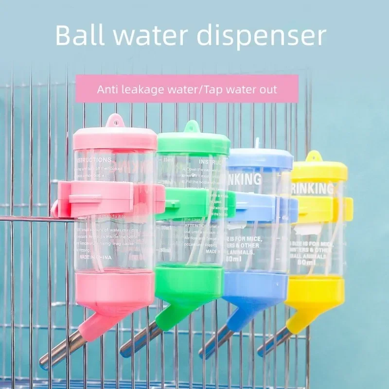 

1Pcs Plastic Hamster Drinker Water Bottle Dispenser Feeder Hanging Pet Dog Guinea Pig Squirrel Rabbit Drinking