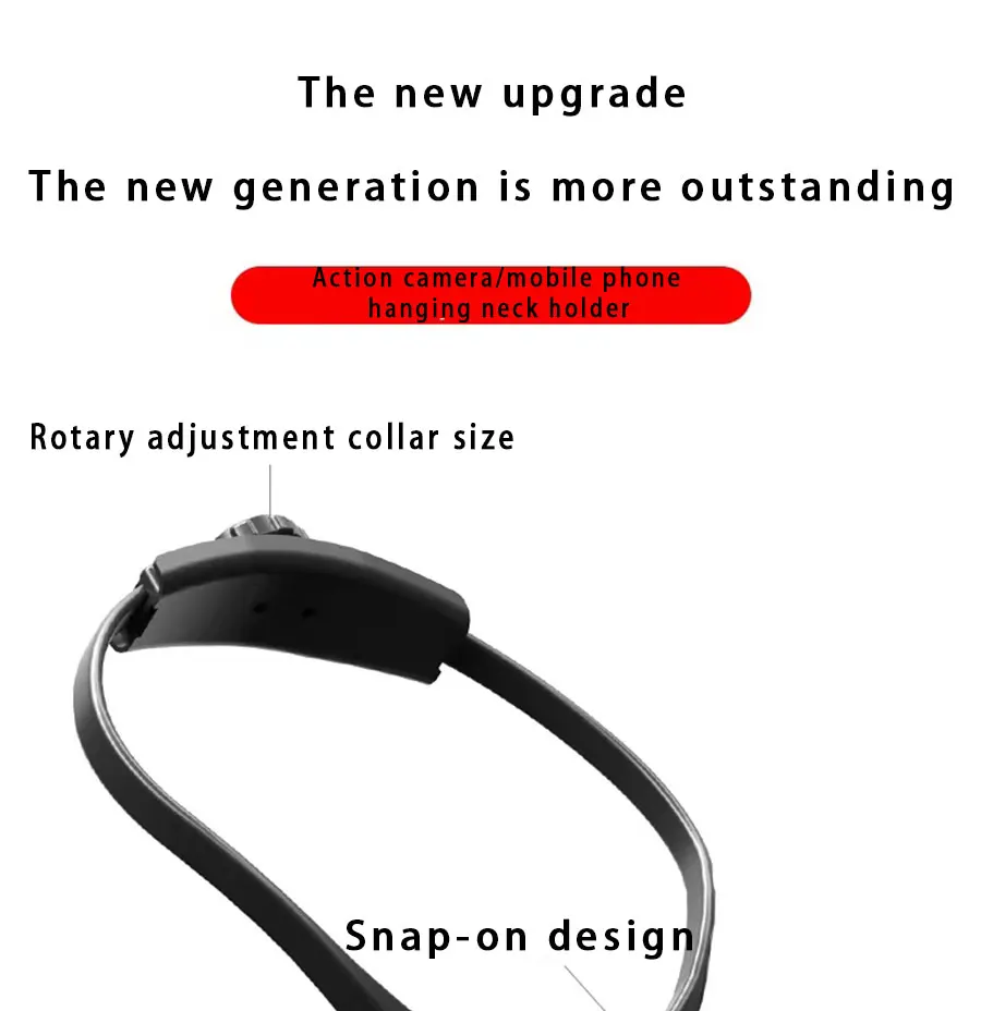 Description Picture 4 of itemAdjustable Camera Chest Strap POV / VLOG Neck Holder Mount Harness for Gopro Hero Insta360 DJI Osmo Action Camera Accessories