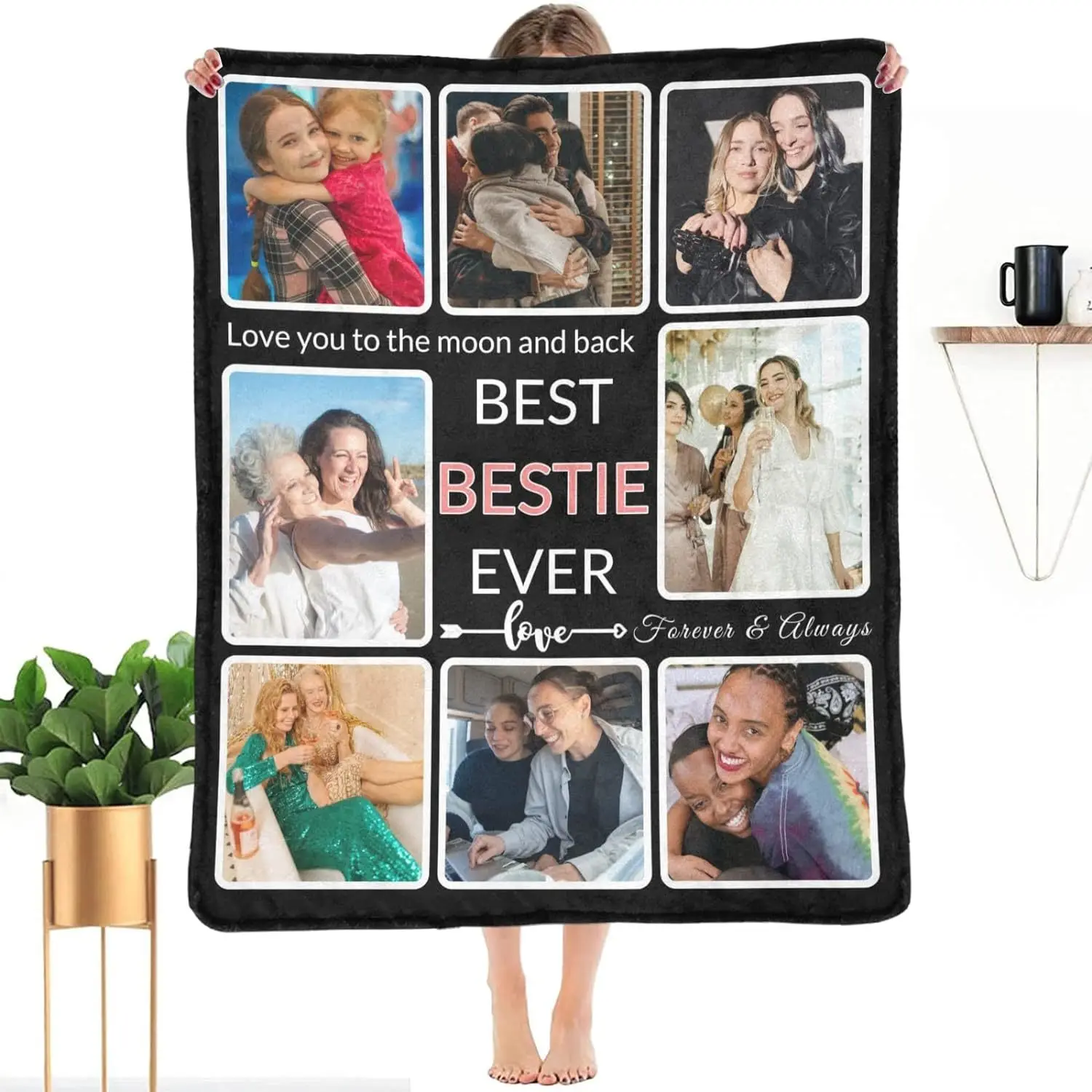 Customized blankets and photos for family gifts, personalized memory souvenirs for the best family and friends in history