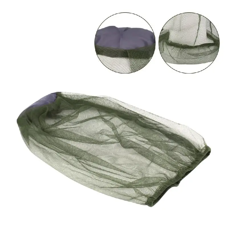 Outdoor Fishing Cap Anti Mosquito Insect-proof Cap Mesh Top Net Cover Face Protector Sunshade Travel Camping Fishing Accessories