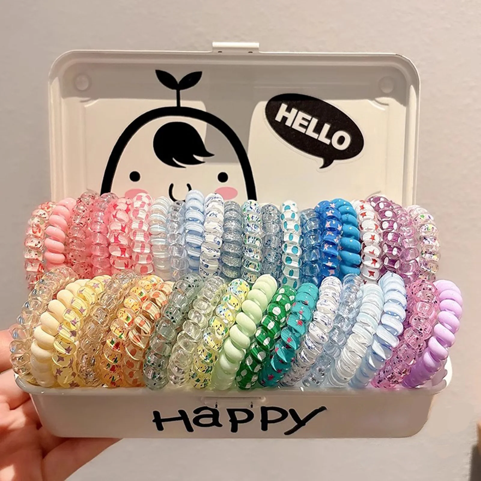 Braided Women's Hair Ties Set - Durable Elastic Bands