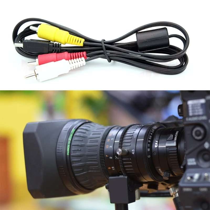 

Replacement AVC-DC400ST Stereo Video RCA Cable Cord for Canon 1D Dropship