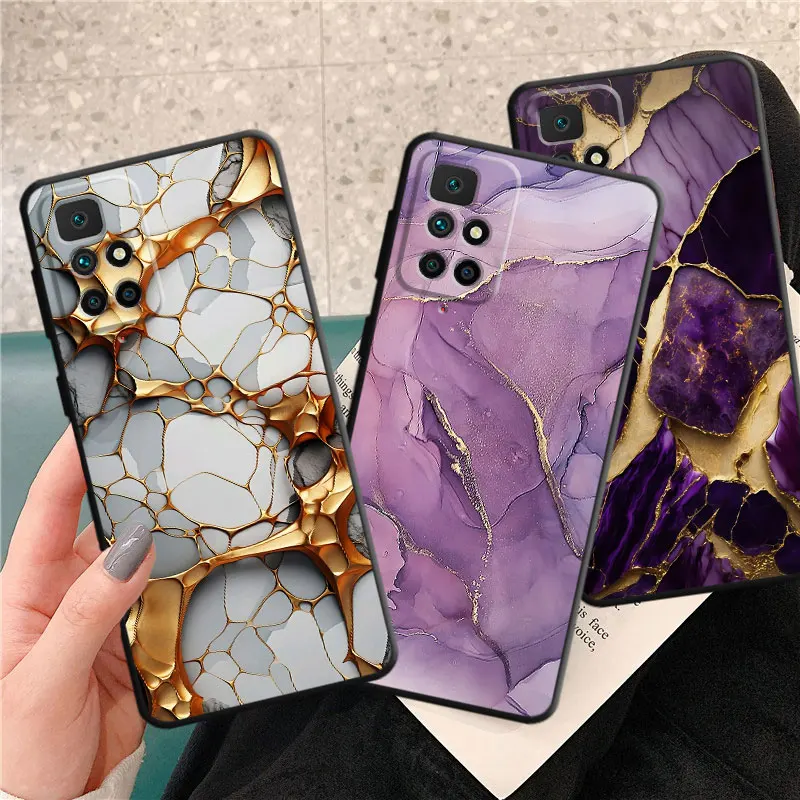 Elegant Senior Marble TPU Soft Phone Case Cover