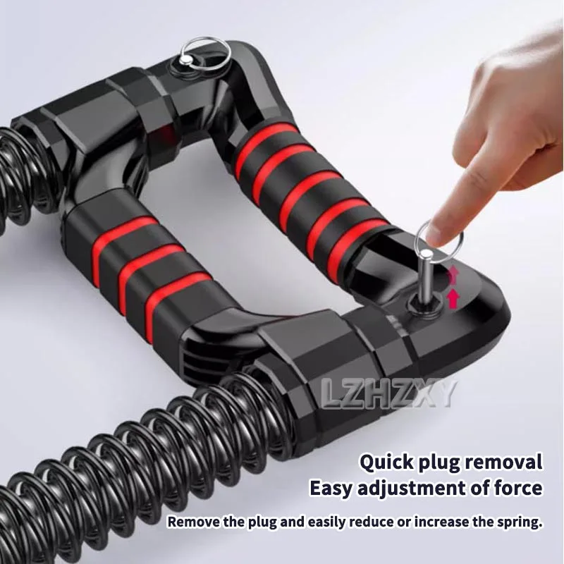 Two Way Spring Arm Apparatus for Men Adjustable Arm Strength Device Household Fitness Hand Gripper