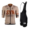 Summer SYN Team Cycling Set Women SYNDICATE Short sleeve Jersey and Bib Shorts Pro Race Bicycle Clothing Suit 1