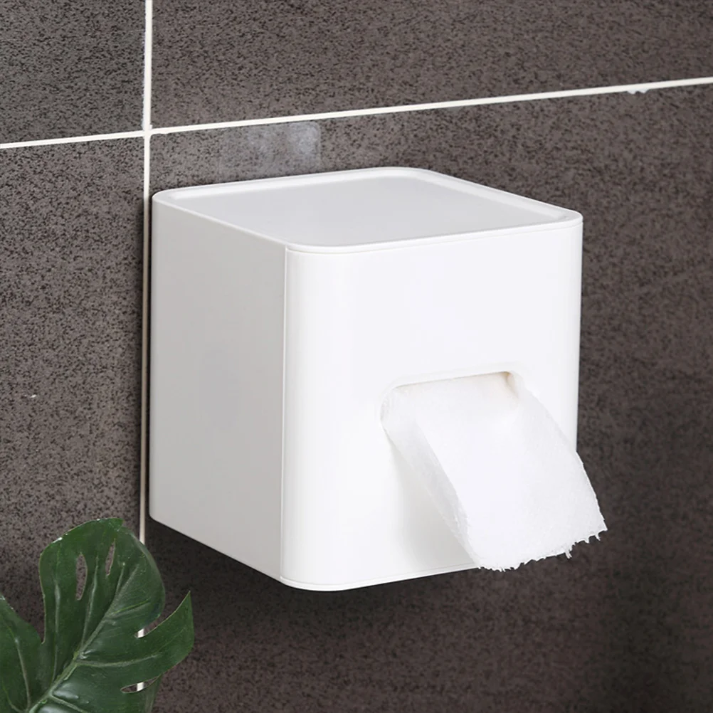 

Roll Paper Holder Square Napkin Box Tissue Container Tissue Storage Case