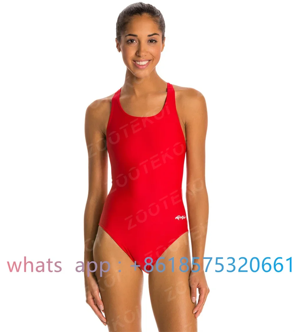 

Сплошной купальник Dolfin Life из лайкры, сплошной сзади для Hp, тренировочный и гоночный костюм, купальник для соревнований, прочный тканевый купальник