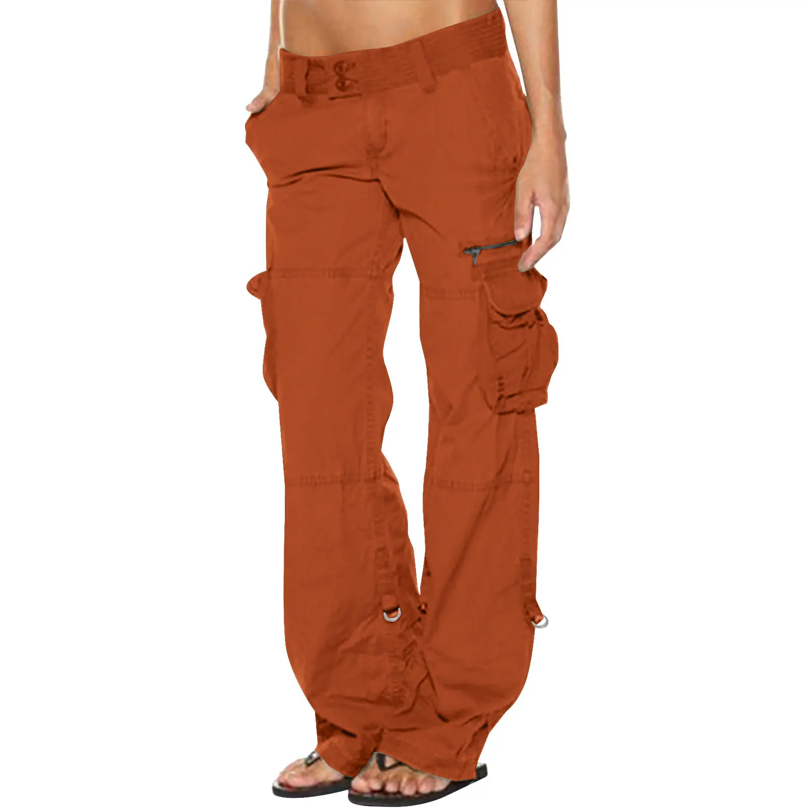 Women's New Spring and Autumn European and American Fashion Classic Street Trend Daily Retro French Wide Leg Work Pants