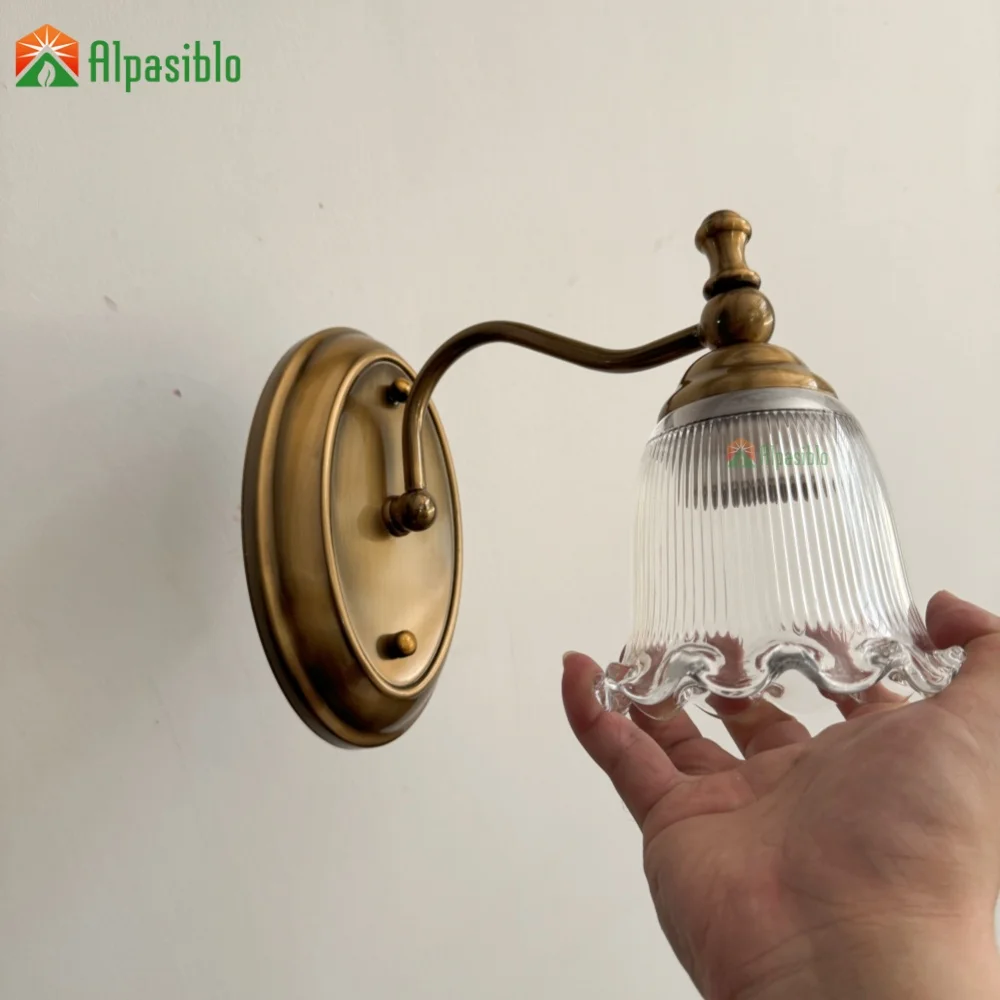 3Head Mirror Front Lamp, Modern Wall Light Bronze , Glass Shade, For Bathroom, Bedroom, Desk mirror Vanity Lights , Decorative