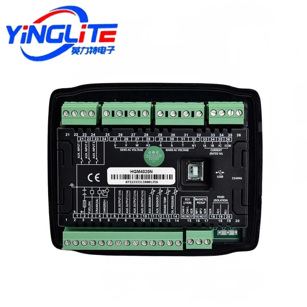 HGM4010N Smartgen 발전기 스마트 컨트롤러 자동 시작 주 전원 엔진 디지털 제어판 hgm4020n