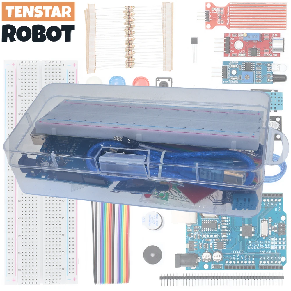 Starter-Kit-for-Arduino-Uno-R3-Breadboard-Basic-Simple-Learning-Kit ...