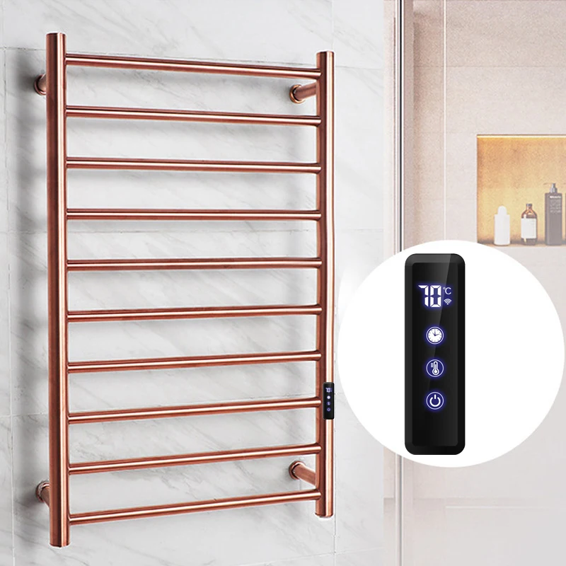 500*800*120(mm) Electric Towel Rack 304 Stainless Steel 50&deg;C+5 Constant Temperature Fast Heat Drying Bath Towel Bar 110V/220V