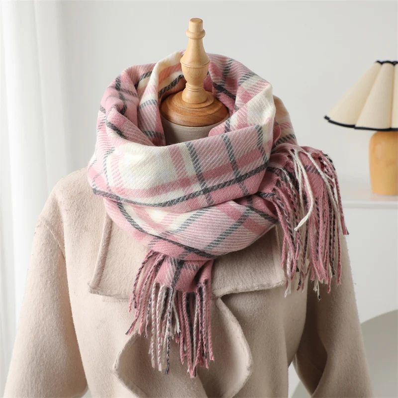 PRY/SLV925 Double-Wrap Cashmere Snood