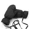 Thermal Snowboard Ski Gloves Men Women Winter Warm Snow Mountain Skiing Snowmobile Mittens Kids Long Rope Hang 6