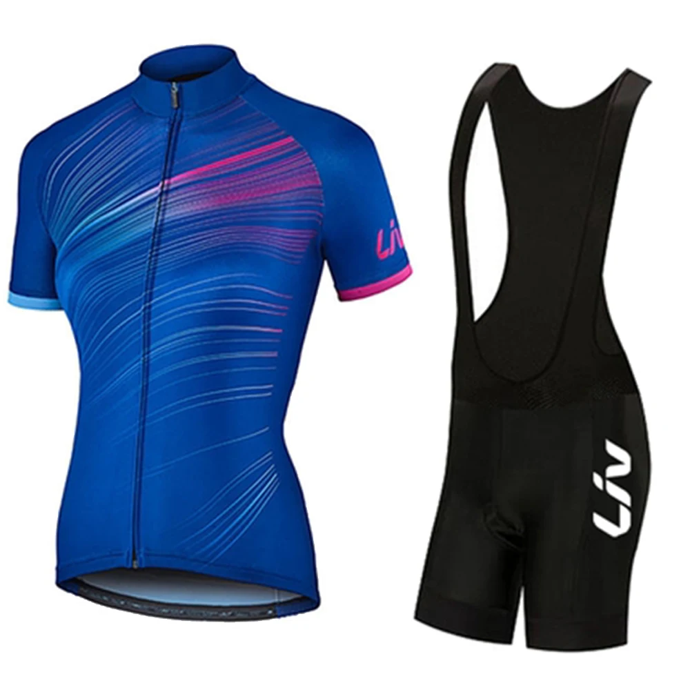 2025 Pro Team Women LIV Cycling Set Summer Women MTB Bike Cycling Clothing Bicycle Clothes Ropa Ciclismo Cycling Jersey Set 3