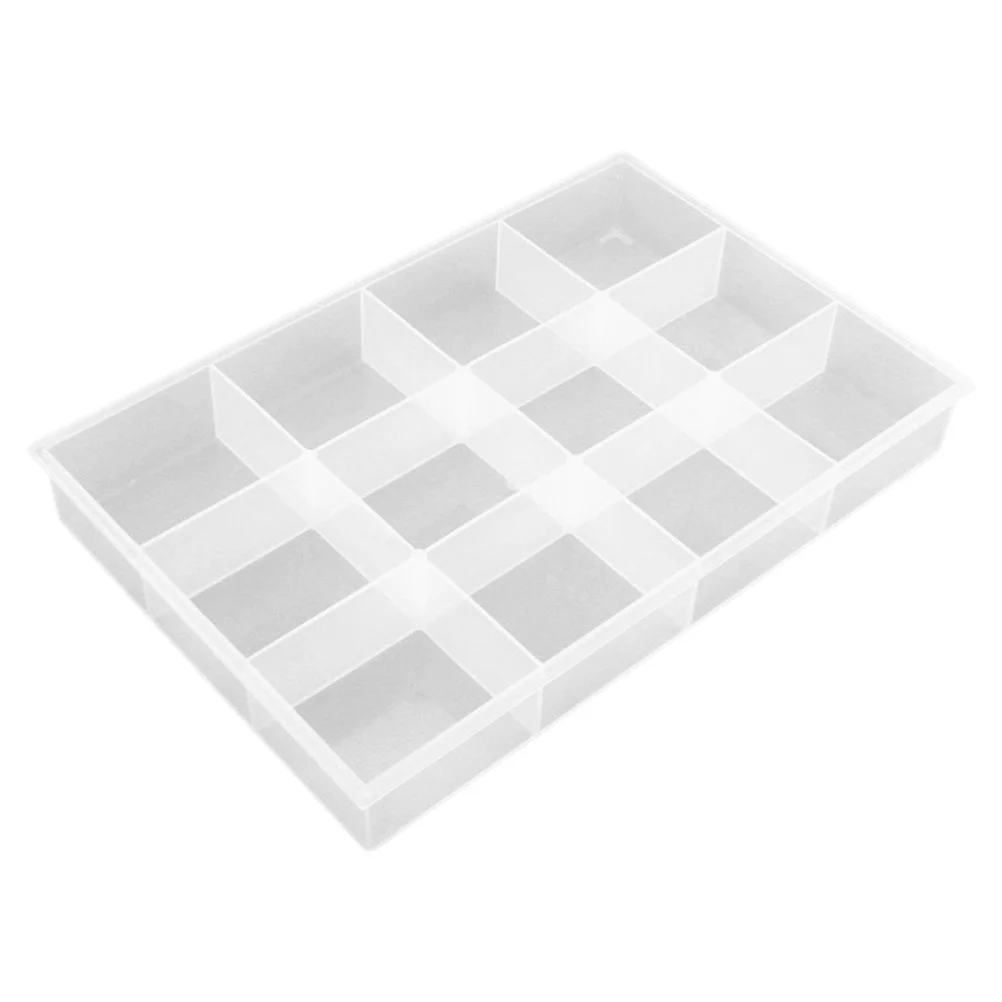 

Vanity Tray Storage Display Box Makeup Multi-grid Plastic Jewelry Pp Plate Household Holder Organizing