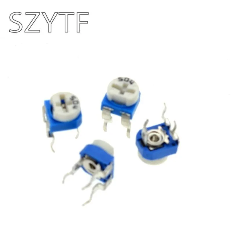 RM065 RM-065 100 200 500 1K 2K 5K 10K 20K 50K 100K 200K 500K 1M ohm Trimpot Trimmer Potentiometer Variable Resistor 10pcs multiturn potentiometer trimmer potentiometer adjustable resistor