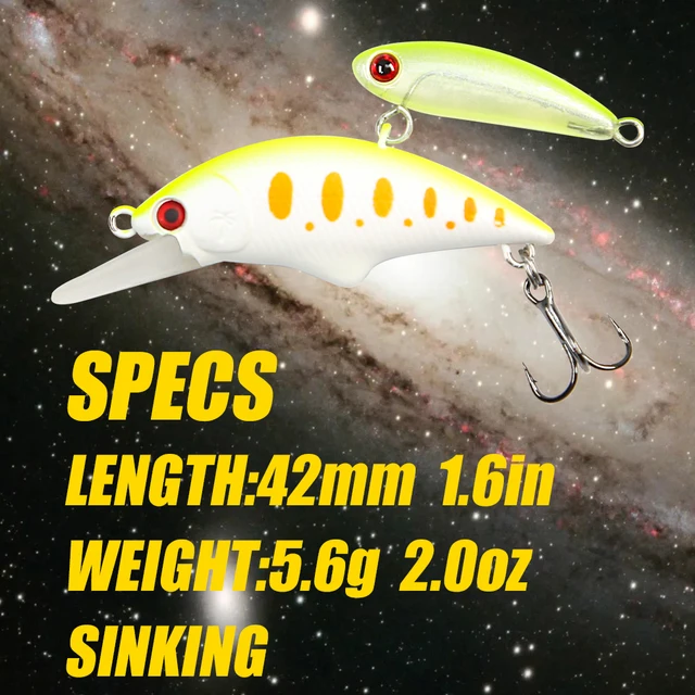 B & U 42MM 5.6G batan yerçekimi Minnow ağır sopa balıkçılık cazibesi tuzlu  su Minnow