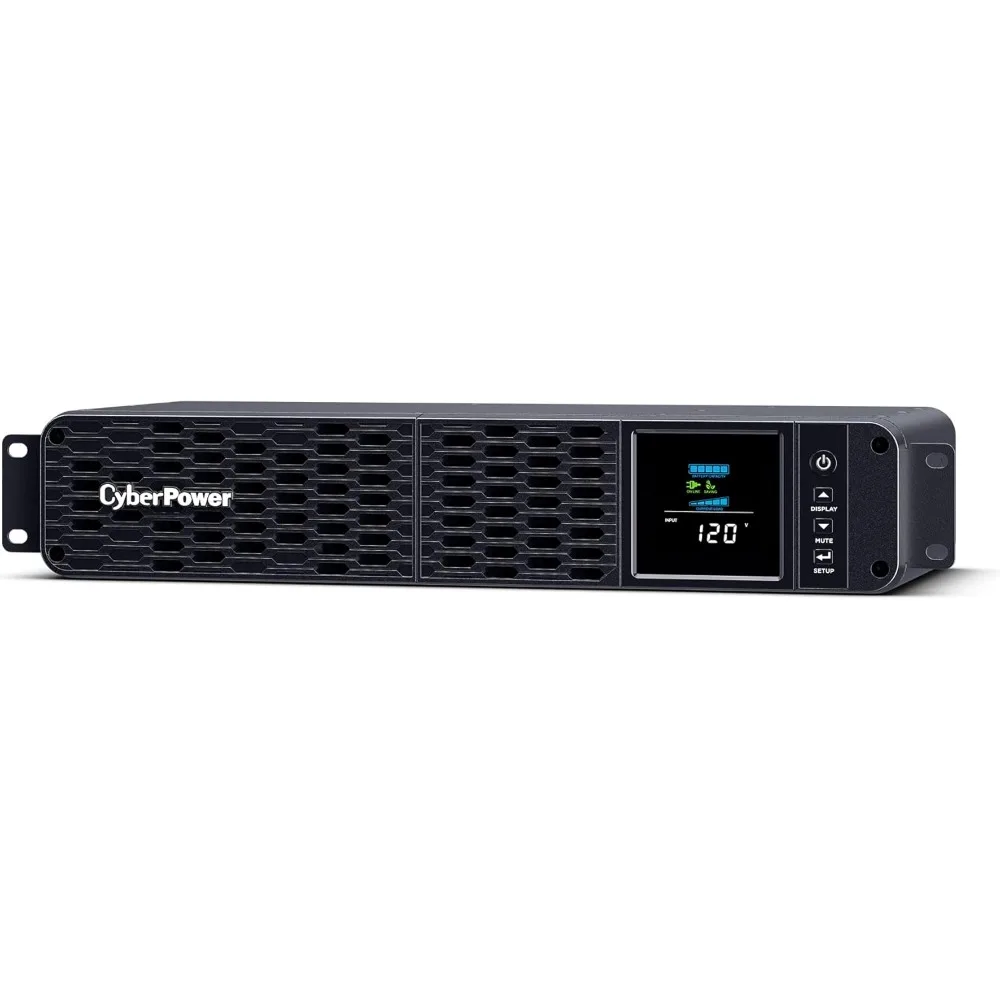 CP1500PFCRM2U PFC Sinewave UPS System, 1500VA/1000W, 8 Outlets, AVR, Short Depth 2U Rackmount 5