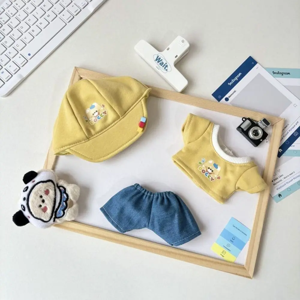 Hoodie 20cm Cotton Clothes Multi Color Dress Up Cotton Outfit Dress Mini Collection 20cm Flower Dress Cotton Accessories