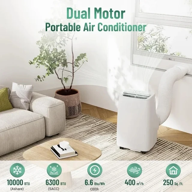 Portable Air Conditioners Cooling Dehumidifier Fan Mode Suitable for compact rooms 2