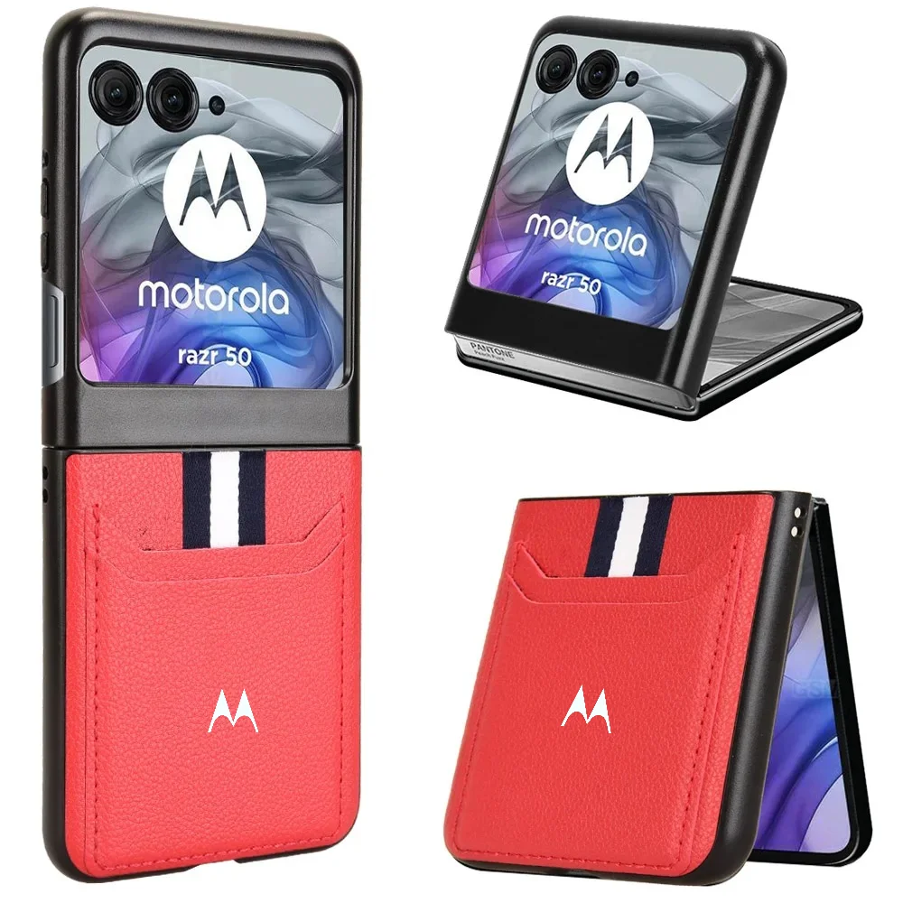 Premium PU Leather Phone Case with Card Slots - Lightweight and Stylish Cover