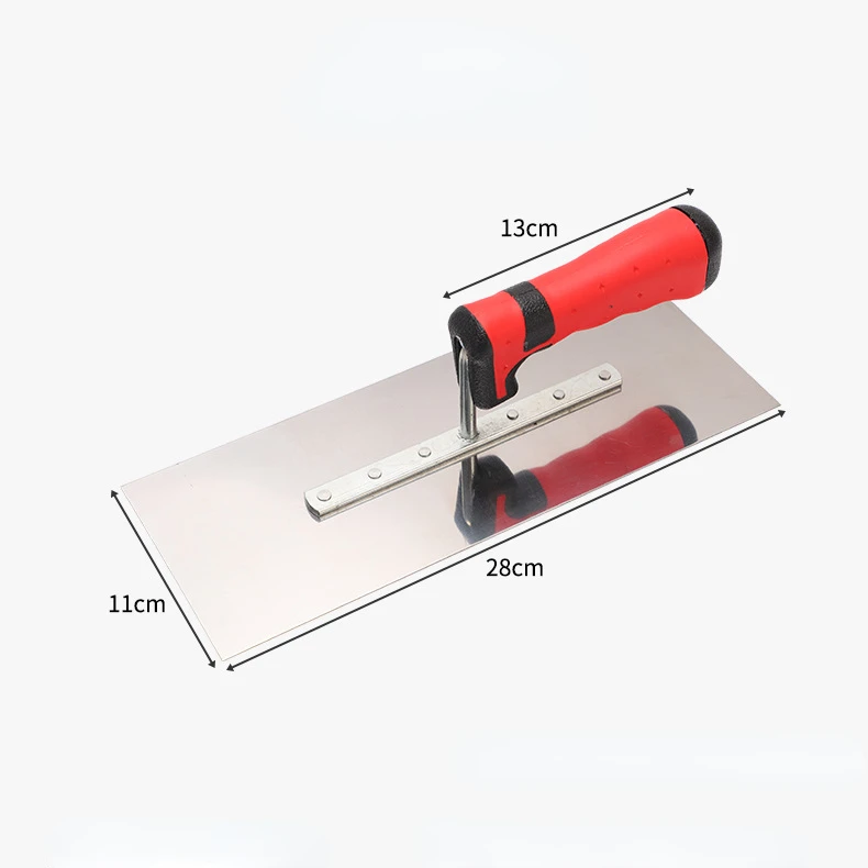 Stainless Steel Plastering Trowel Concrete Trowel for Stucco Plasterboard Tile Flooring Concrete Lining
