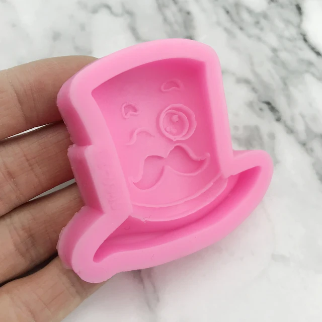 Mnyb Gentleman Kalap Szilikon Penész Szakáll Karikatúra Cukorcraft Csokoládé Készítése Torta Dekoráció Barkácsolás Gyanta Varázsa Gumi Paszta Szerszám - Image 4