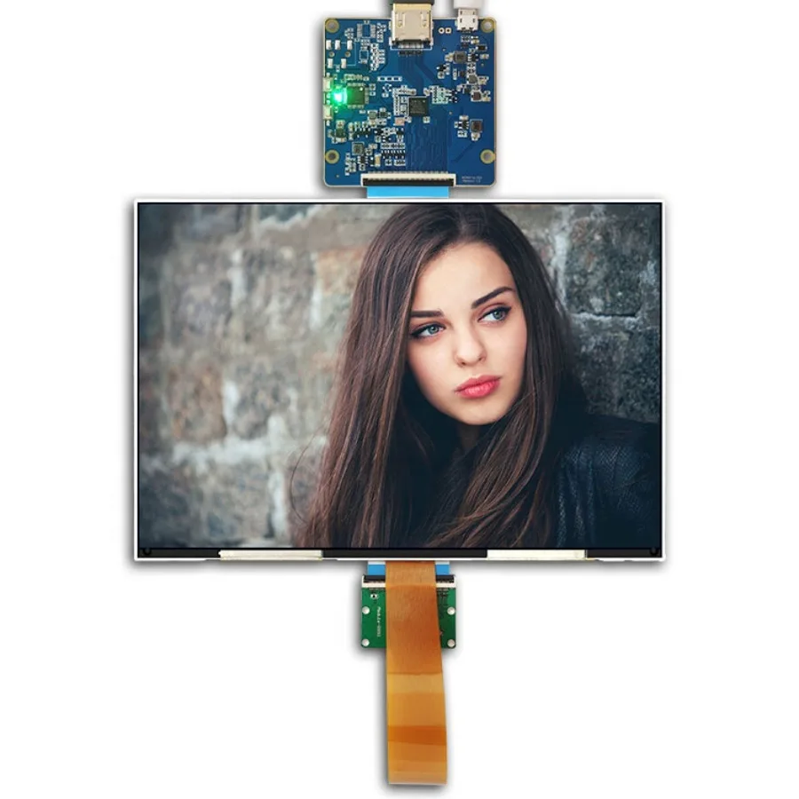 Wisecoco-ecrã Lcd Tátil Raspberry pi 8.9 2560×1600 Ecrã Ips 2k Módulo da Placa de Controlo Interface Mipi 60hz