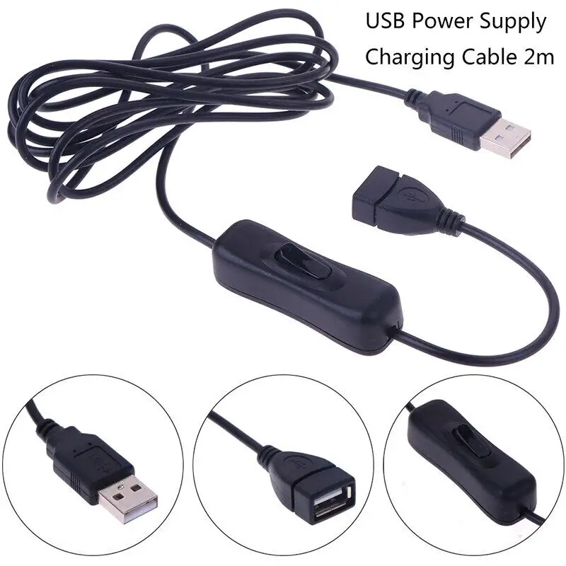 สาย USB สวิตช์ควบคุมหลอดไฟ LED 1 เมตร